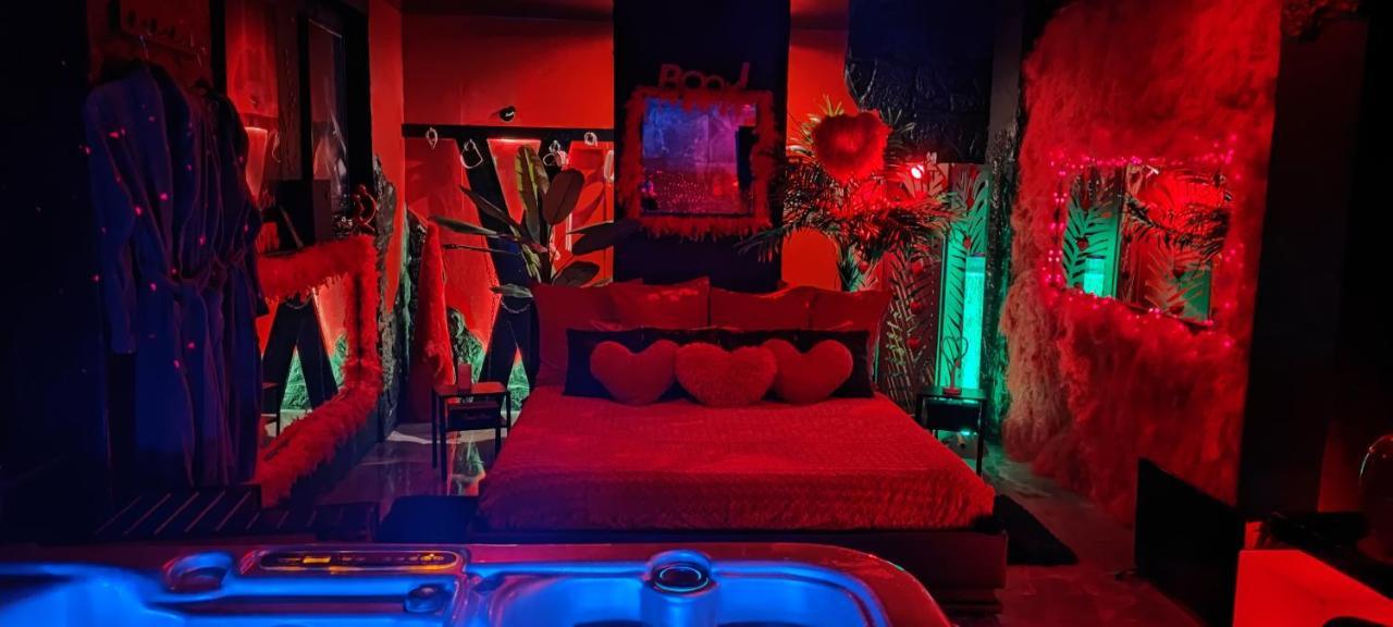 Loft Romantique Hammam Spa Privatif Playroom 그르노블 객실 사진